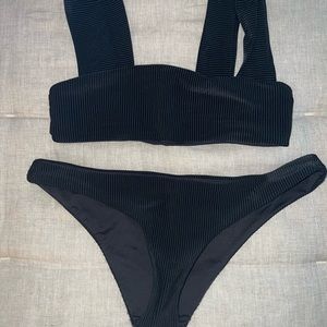 Frankie’s Bikinis ribbed bikini